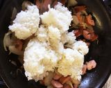 簡単✩°｡⋆ウィンナーチーズリゾット作り方5写真