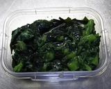 ワカメと春菊の酢味噌和え作り方4写真