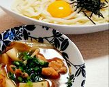 ほっこり♡鴨南蛮風うどん作り方7写真