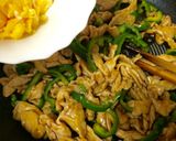 簡単安い！豚肉ピーマン卵のオイスター炒め作り方9写真
