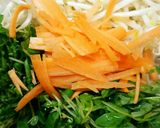 豆苗の炒めもの作り方1写真