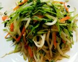 豆苗の炒めもの作り方5写真