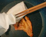 鶏皮の焼き方作り方2写真