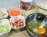 我が家の簡単チャーハン！作り方1写真