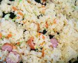 我が家の簡単チャーハン！作り方4写真