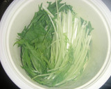 水菜とにんじんとシーチキンの和風おひたし作り方3写真