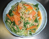 水菜とにんじんとシーチキンの和風おひたし作り方6写真