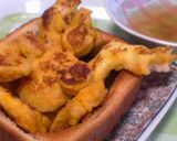 パンでピカタ～明石焼き風orたこ焼き風～作り方5写真