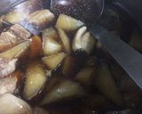 大根と豚バラ肉の煮物作り方7写真