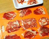 豚小間肉で節約♡超ジューシー！豚の角煮作り方1写真