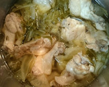 手羽元の豆腐と酒粕のとろとろスープ作り方6写真