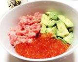 今日の晩ご飯は超簡単！トロアボいくら丼。作り方4写真