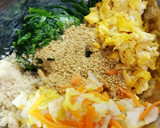 給食風レシピ☆白菜とほうれん草のごまあえ作り方5写真