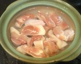 鶏鍋　チンゲン　上州ねぎ　創味シャンタン作り方7写真