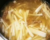 牛肉と大根とせりのスープ作り方5写真