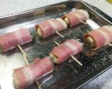牡蠣のベーコン巻きソテー作り方1写真
