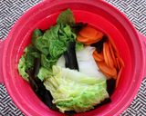 レンジで！仲良く☆タラのあったかふたり鍋作り方4写真