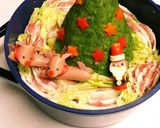 大根おろしアート鍋(クリスマス)作り方8写真