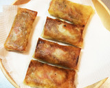 簡単美味しい！お好み焼き風春巻き♡作り方9写真