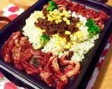 ホットプレートでガーリックペッパーライス作り方7写真