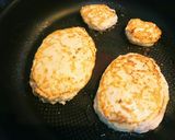 糖質制限♪鶏の豆腐ハンバーグ作り方9写真