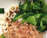チンゲン菜と竹輪のおかか和え作り方3写真