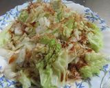 レンジで簡単♪　白菜の温サラダ作り方5写真