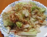 レンジで簡単♪　白菜の温サラダ作り方6写真
