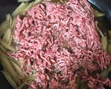 にらと挽肉の柳川風煮作り方5写真
