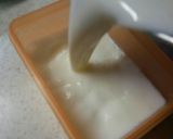 ミカン入り✽牛乳ゼリー作り方3写真
