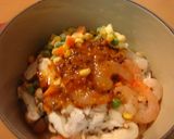 お鍋で簡単♪海老と野菜のガーリックピラフ作り方2写真