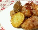 鶏肉と新じゃが芋の☆甘辛和え♡♥♡作り方6写真