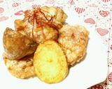 鶏肉と新じゃが芋の☆甘辛和え♡♥♡作り方7写真