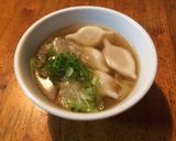 創味シャンタンDXでレタス餃子スープ作り方5写真