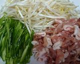 青椒肉絲でパリパリ春巻き作り方1写真