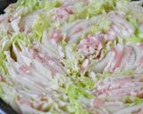 白菜と豚ばらのミルフィーユ鍋作り方3写真