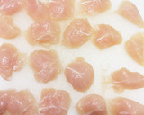 ☆つるりん鶏ささみときゅうりの胡麻和え作り方1写真