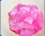俺の赤大根の甘酢漬け！女殺し開花風仕立て作り方1写真
