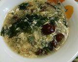 風邪引きさんに 椎茸 卵スープ作り方8写真