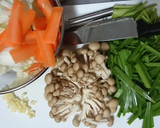 にらと白菜の具だくさんスープ♪作り方1写真