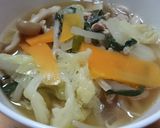 にらと白菜の具だくさんスープ♪作り方10写真