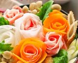 簡単♡大根と人参の豚バラ薔薇鍋♡記念日に作り方7写真