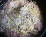簡単！豚肉切り落としDE肉団子の柳川風♪作り方9写真