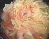 エビとキャベツのアンチョビパスタ♪作り方2写真