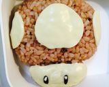 簡単！キャラ弁！マリオのキノコとスター★作り方5写真