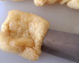 簡単一品に♬ 油揚げの巾着揚げ☆作り方3写真