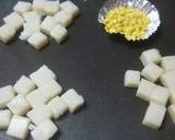 簡単ホットプレート☆餅のもんじゃ焼き風♪作り方2写真