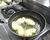 花山そばの揚げ餅作り方4写真