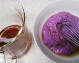 紫山芋で作る！とろろご飯作り方3写真