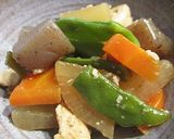 野菜と豆腐の炒め煮は優しい味のおばんざい作り方5写真